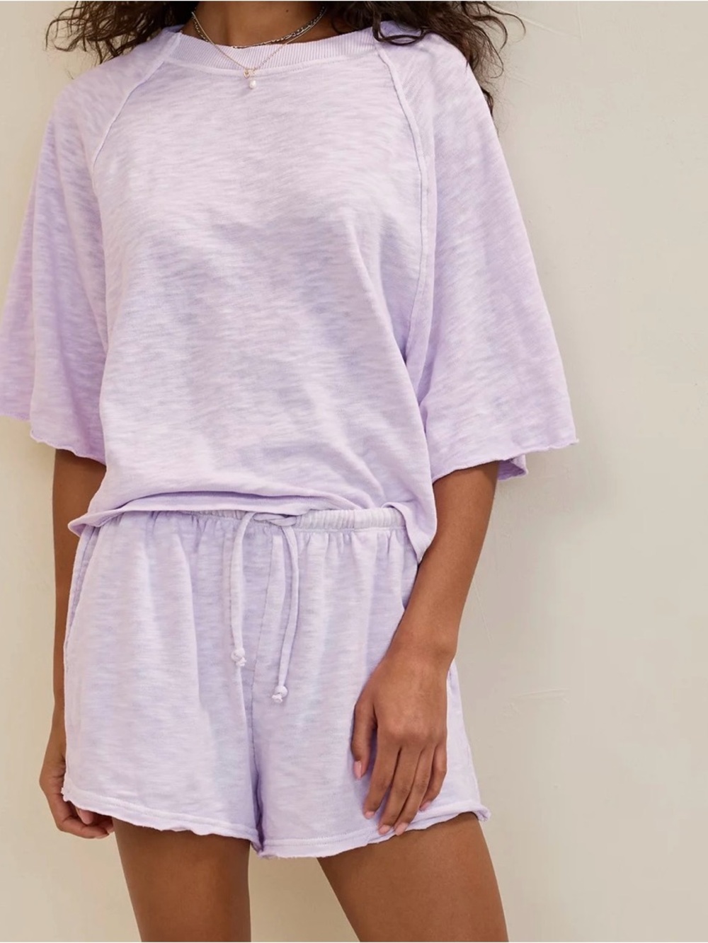 Aerie It's Casual Knit Slub set